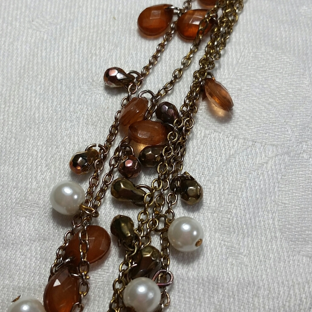 Premier Designs Multi Layer NECKLACE Charm Beads - Picture 12 of 12